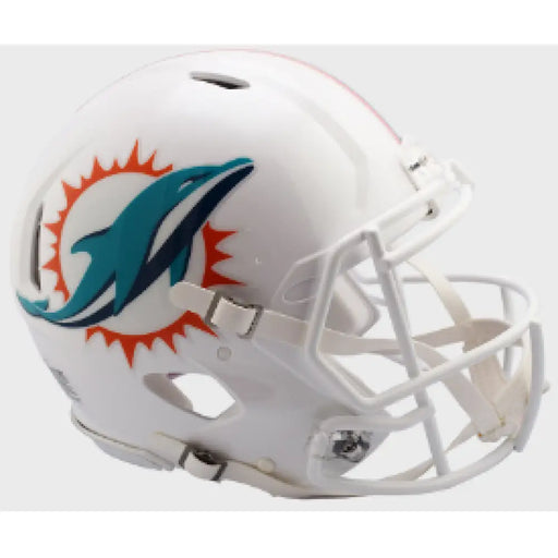 Miami Dolphins Full Size Authentic Speed Football Helmet - NFL Helmets