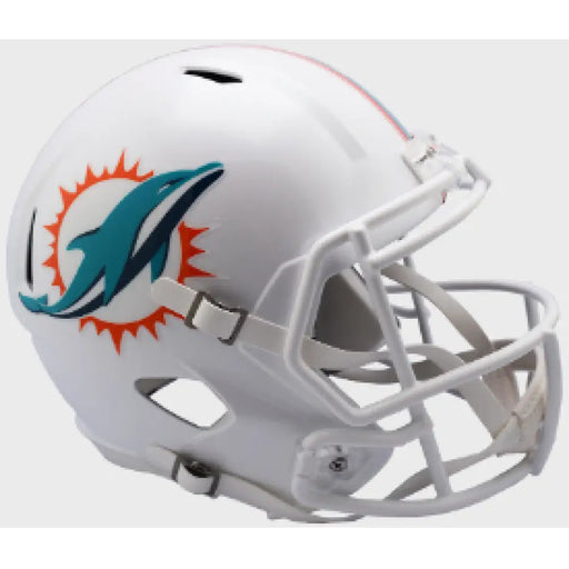 Miami Dolphins Full Size Speed Replica Football Helmet - NFL Helmets