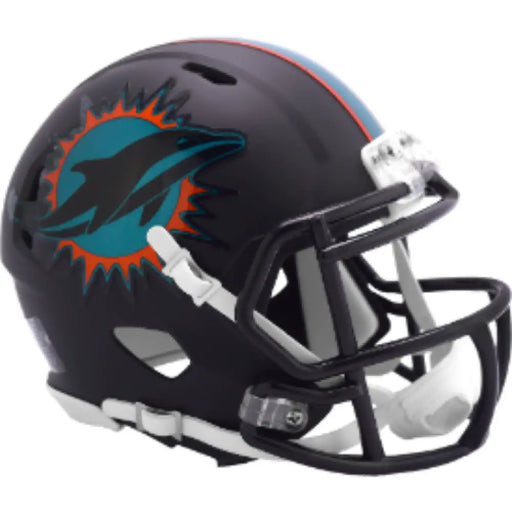 Miami Dolphins NFL Mini Speed Football Helmet 2025 Rivalries Helmets