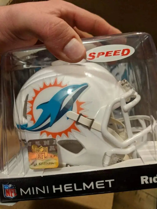 Miami Dolphins NFL Mini Speed Football Helmet Helmets
