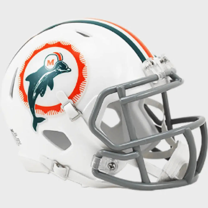 Miami Dolphins NFL Mini Speed Football Helmet Tribute Helmets