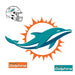 Miami Dolphins - RealBig Logo Collection - Official NFL - Reusable Vinyl Wall Decals Vinyl Die-Cut Logo