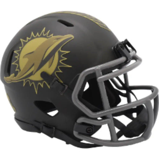 Miami Dolphins SALUTE TO SERVICE 4 Mini Speed Football Helmet NFL Helmet