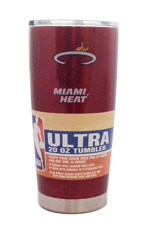 Miami Heat Travel Tumbler 20oz Ultra Red Tumbler