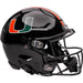 Miami Hurricanes Full Size Authentic SpeedFlex Football Helmet Black- NCAA Helmets