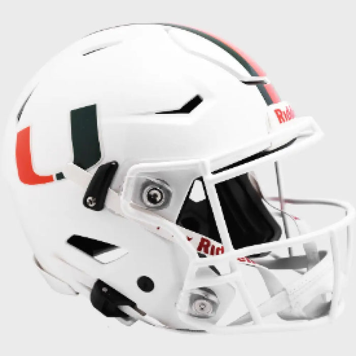 Miami Hurricanes Full Size Authentic SpeedFlex Football Helmet - NCAA Helmets