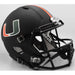 Miami Hurricanes Full Size Speed Replica Football Helmet Nights Alt- NCAA Helmets