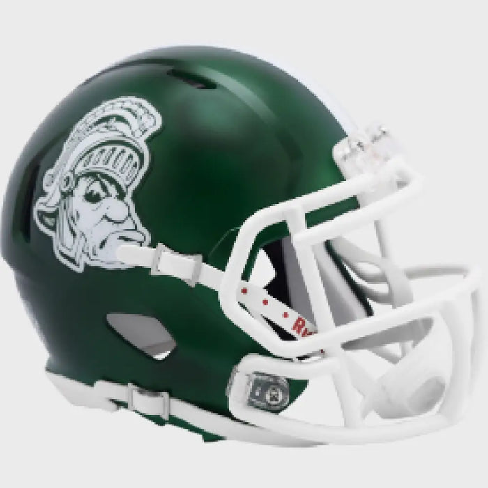 Michigan State Spartans NCAA Mini Speed Football Helmet Gruff Sparty - NCAA Helmets