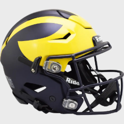 Michigan Wolverines Full Size Authentic SpeedFlex Helmet Painted Wings - NCAA Helmets