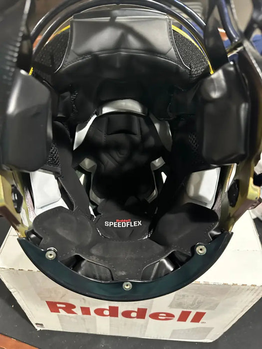 Michigan Wolverines Full Size Authentic SpeedFlex Helmet Painted Wings - NCAA Helmets