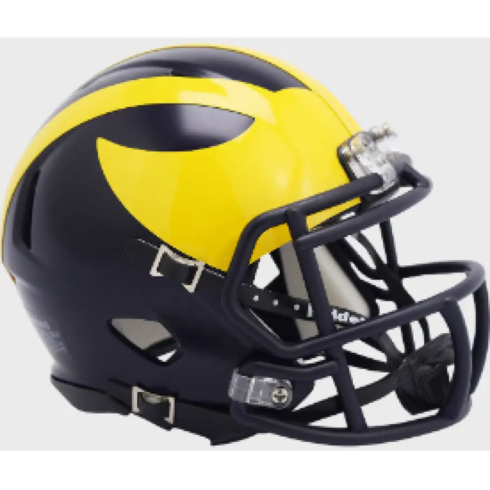 Michigan Wolverines Mini Speed Football Helmet - NCAA Helmets