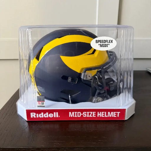Michigan Wolverines NCAA Mid Size SpeedFlex Helmet-NCAA Helmets