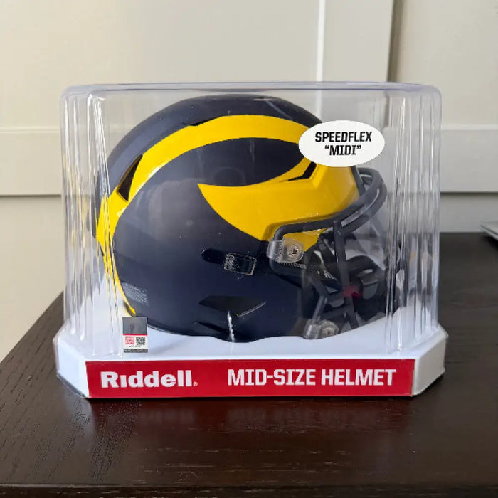 Michigan Wolverines NCAA Mid Size SpeedFlex Helmet-NCAA Helmets