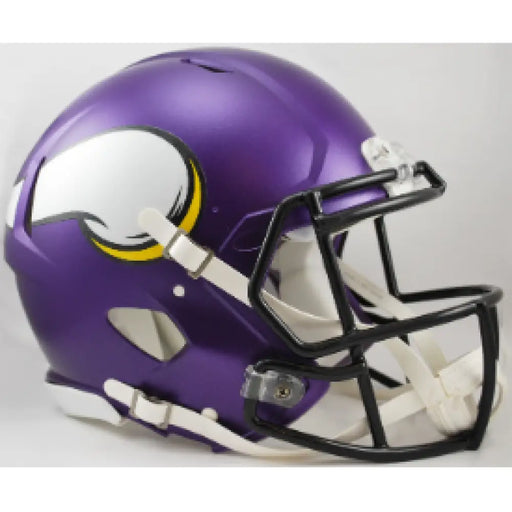 Minnesota Vikings Full Size Authentic Speed Football Helmet Satin Purple - NFL Helmets