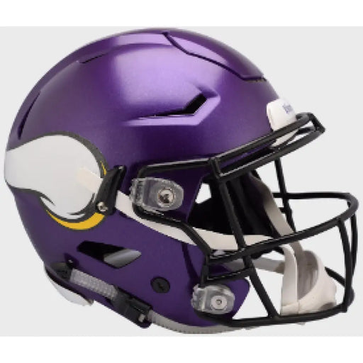 Minnesota Vikings Full Size Authentic SpeedFlex Football Helmet Satin Purple - NFL Sports Collectibles