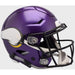 Minnesota Vikings Full Size Authentic SpeedFlex Football Helmet Satin Purple - NFL Sports Collectibles