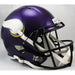 Minnesota Vikings Full Size Speed Replica Football Helmet Satin Purple - NFL Helmets