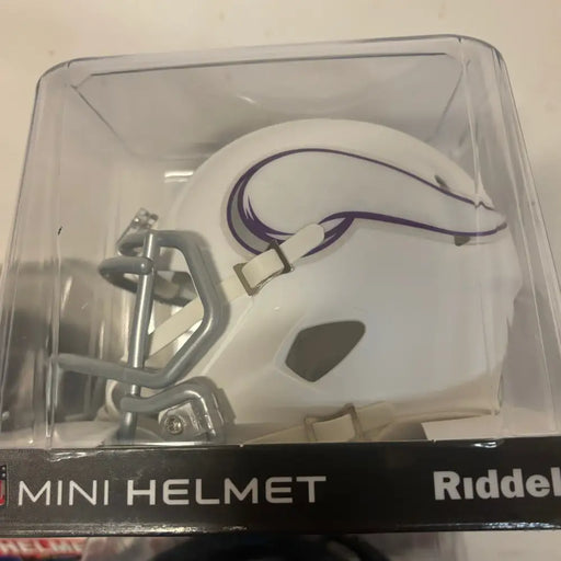Minnesota Vikings NFL Mini Speed Football Helmet 2024 On-Field Alternate Helmets
