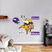 Minnesota Vikings - RealBig Logo Collection - Official NFL - Reusable Vinyl Wall Decals Vinyl Die-Cut Logo