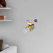 Minnesota Vikings - RealBig Logo Collection - Official NFL - Reusable Vinyl Wall Decals SMALL Logo +2 Decals (12’’W x