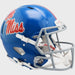 Mississippi (Ole Miss) Rebels Full Size Authentic Speed Football Helmet Powder Blue - NCAA Helmets