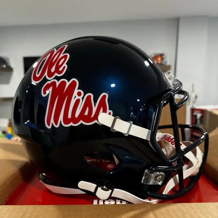 Mississippi (Ole Miss) Rebels Full Size Speed Replica Football Helmet - NCAA Helmets