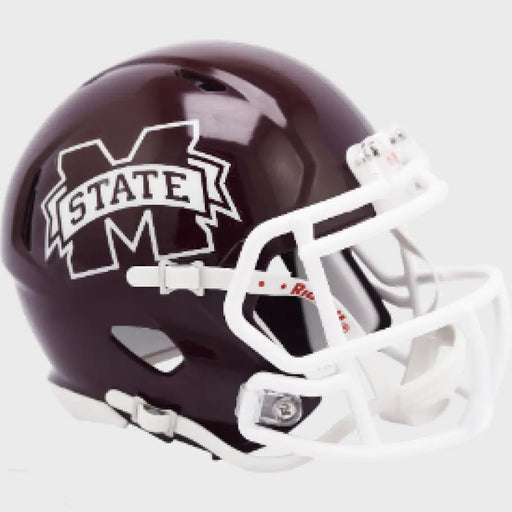 Mississippi State Bulldogs NCAA Mini Speed Football Helmet M State - NCAA Helmets