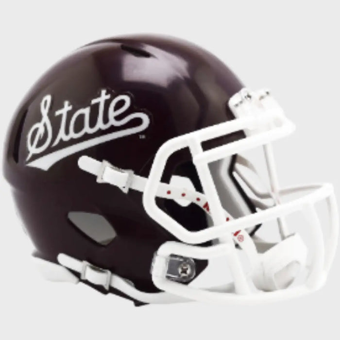 Mississippi State Bulldogs NCAA Mini Speed Football Helmet Script - NCAA Helmets