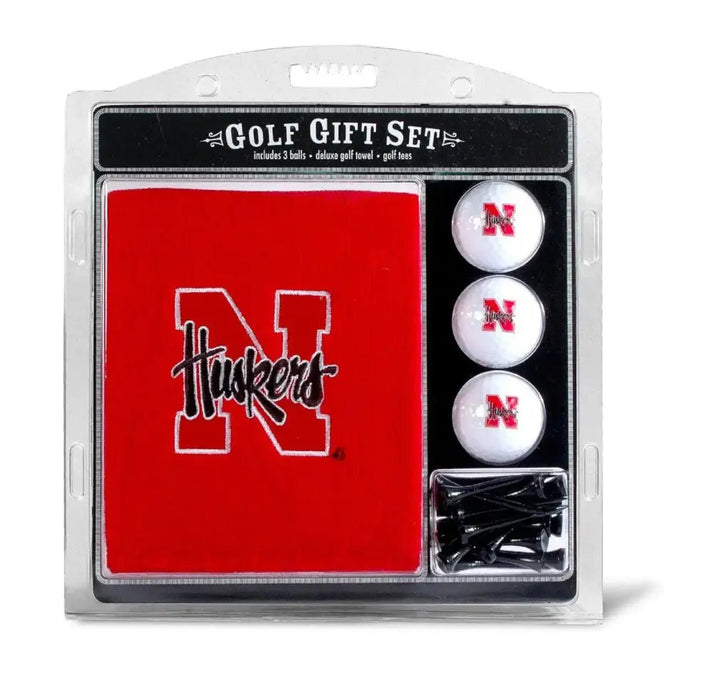 Nebraska Cornhuskers Golf Gift Set with Embroidered Towel Golf Gift Set