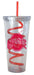 Nebraska Cornhuskers Tumbler 22oz with Swirl Straw