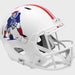 New England Patriots Full Size 1982 to 1989 Speed Replica Throwback Helmet - NFL Helmets