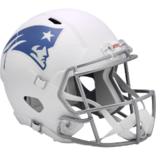 New England Patriots Full Size Speed Replica Football Helmet 2025 Rivalries - NFL Helmets