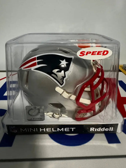 New England Patriots NFL Mini Speed Football Helmet Helmets