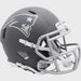 New England Patriots NFL Mini Speed Football Helmet SLATE NFL Helmets