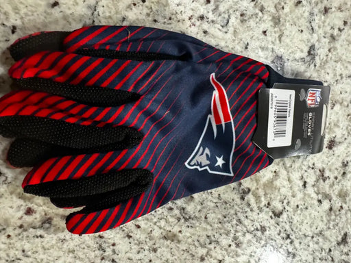 New England Patriots Two Tone Adult Size Gloves Gloves