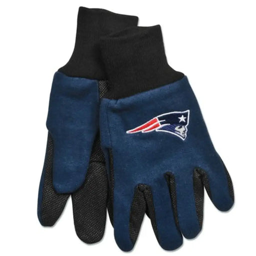 New England Patriots Two Tone Adult Size Gloves Gloves
