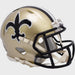 New Orleans Saints 1976 to 1999 Riddell Mini Speed Throwback Helmet - NFL Helmets