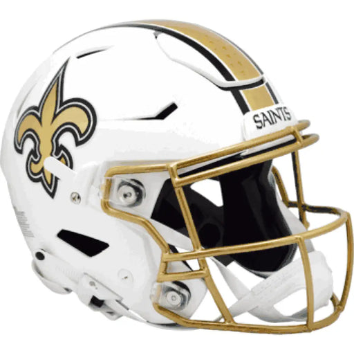 New Orleans Saints Full Size Authentic SpeedFlex Football Helmet 2025 Alternate On-Field - NFL Helmets