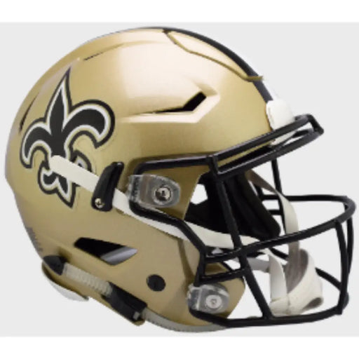New Orleans Saints Full Size Authentic SpeedFlex Football Helmet - NFL Helmets