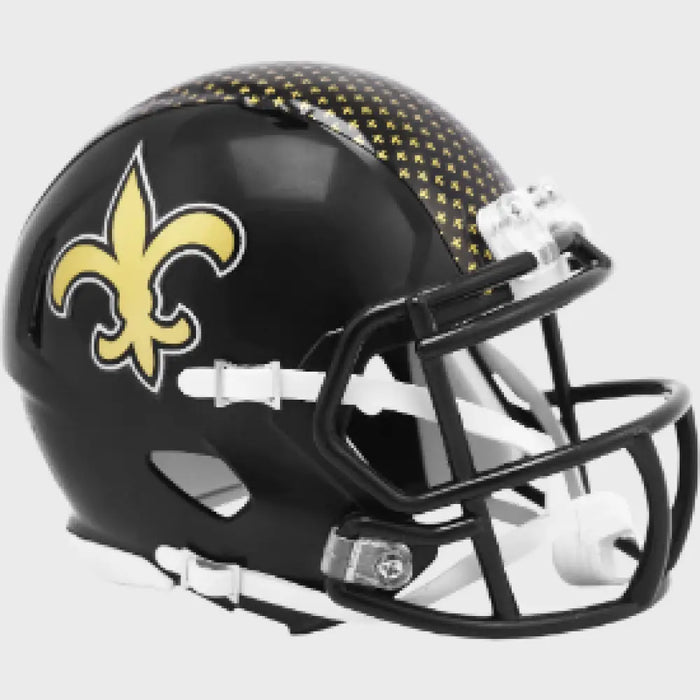 New Orleans Saints Riddell Mini Helmet 2022 Alternate - NFL Helmets