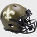 New Orleans Saints SALUTE TO SERVICE Mini Speed Football Helmet - NFL Helmets