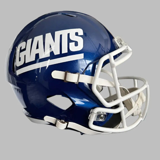 New York Giants Full Size Speed Replica Football Helmet Color Rush - NFL Helmets