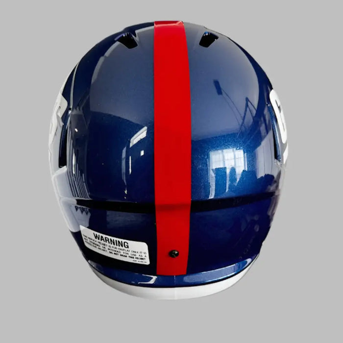 New York Giants Full Size Speed Replica Football Helmet Color Rush - NFL Helmets