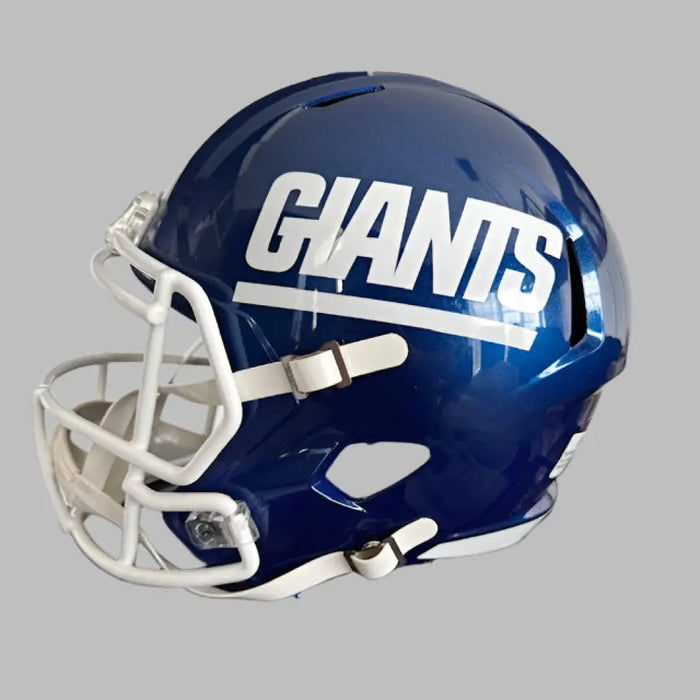New York Giants Full Size Speed Replica Football Helmet Color Rush - NFL Helmets