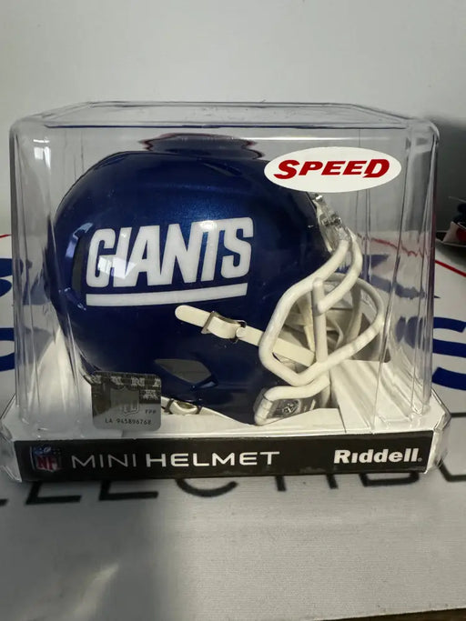 New York Giants NFL Mini Speed Football Helmet Color Rush Helmets