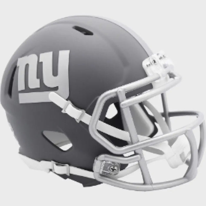 New York Giants NFL. Mini Speed Football Helmet SLATE Helmets