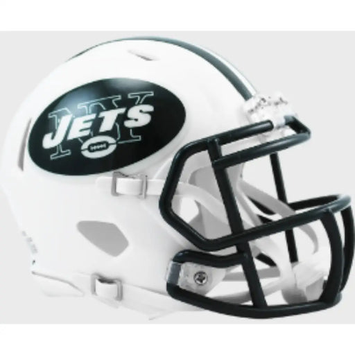 New York Jets 1998 to 2018 Riddell Mini Throwback Helmet - NFL Helmets