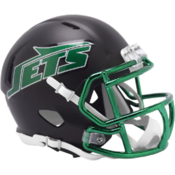 New York Jets Alternate On-Field Mini Speed Football Helmet New 2024 NFL Helmets