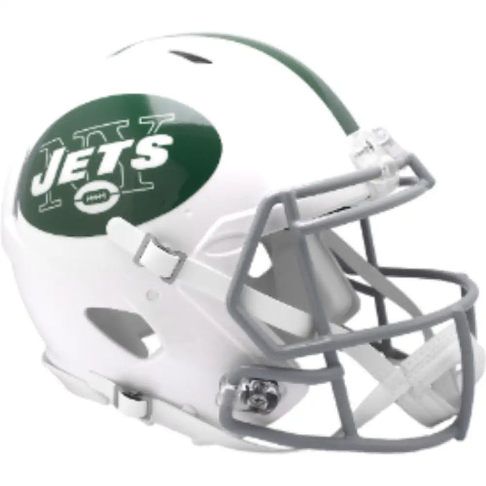 New York Jets Full Size Authentic Speed Football Helmet 2024 On-Field Alternate - NFL Helmets