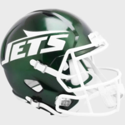 New York Jets Full Size Speed Replica Football Helmet 2024 Primary - NFL Helmets